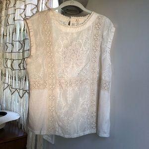ANTHROPOLOGIE Blouse Sz M